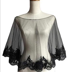 Women's Cape Evening Wrap Shoulder Covers Lace